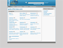 Tablet Screenshot of guia.informas.com